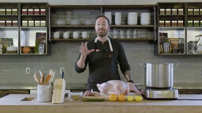 Spatchcocked Turkey with Jerk Butter